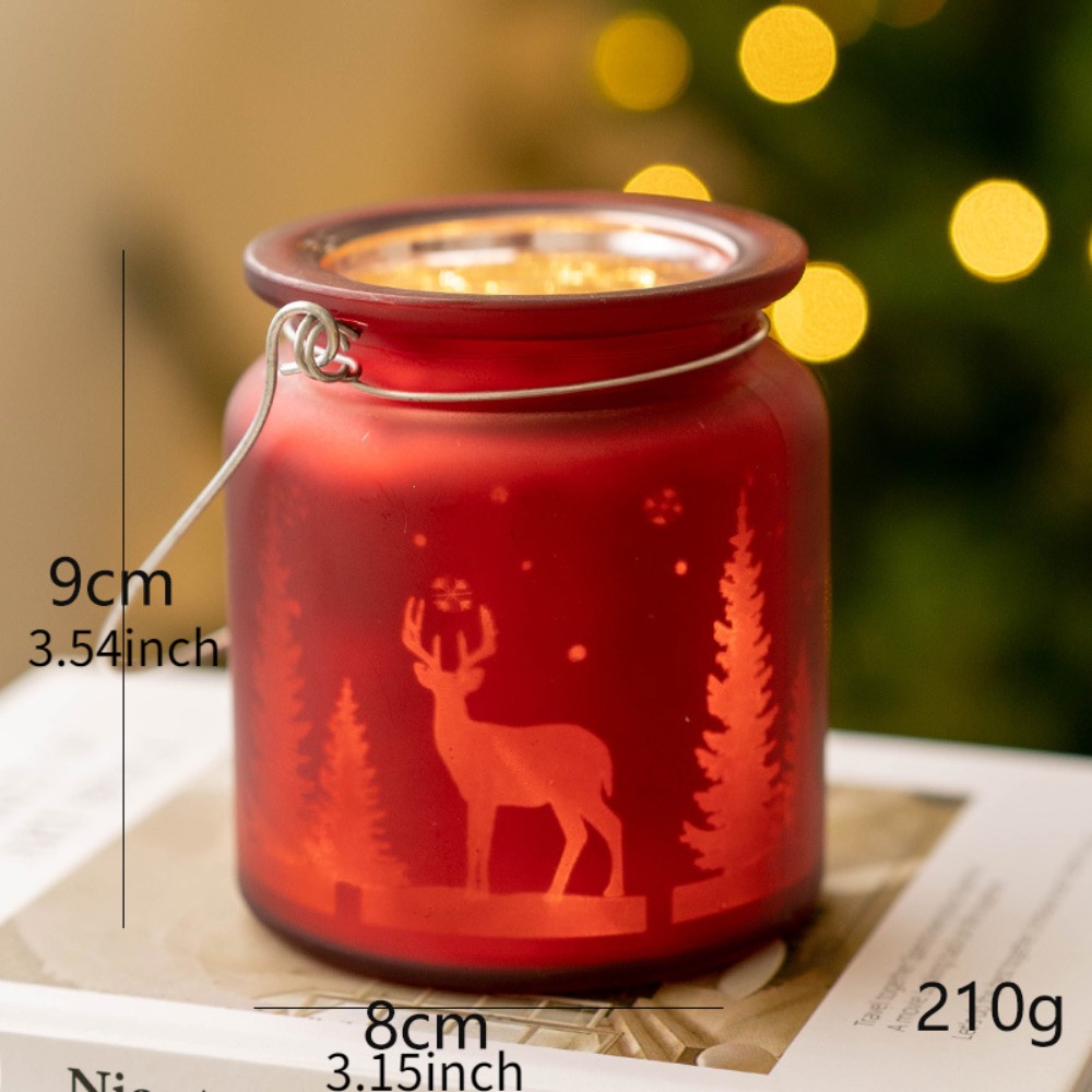Christmas Electroplated Glass  - مراجعة Candle Glass Supplies وسعره