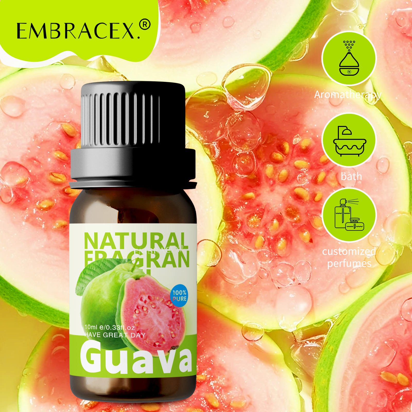 10ml Guava Essential Oils Guav - مراجعة Fragrance Oil 10Ml وسعره