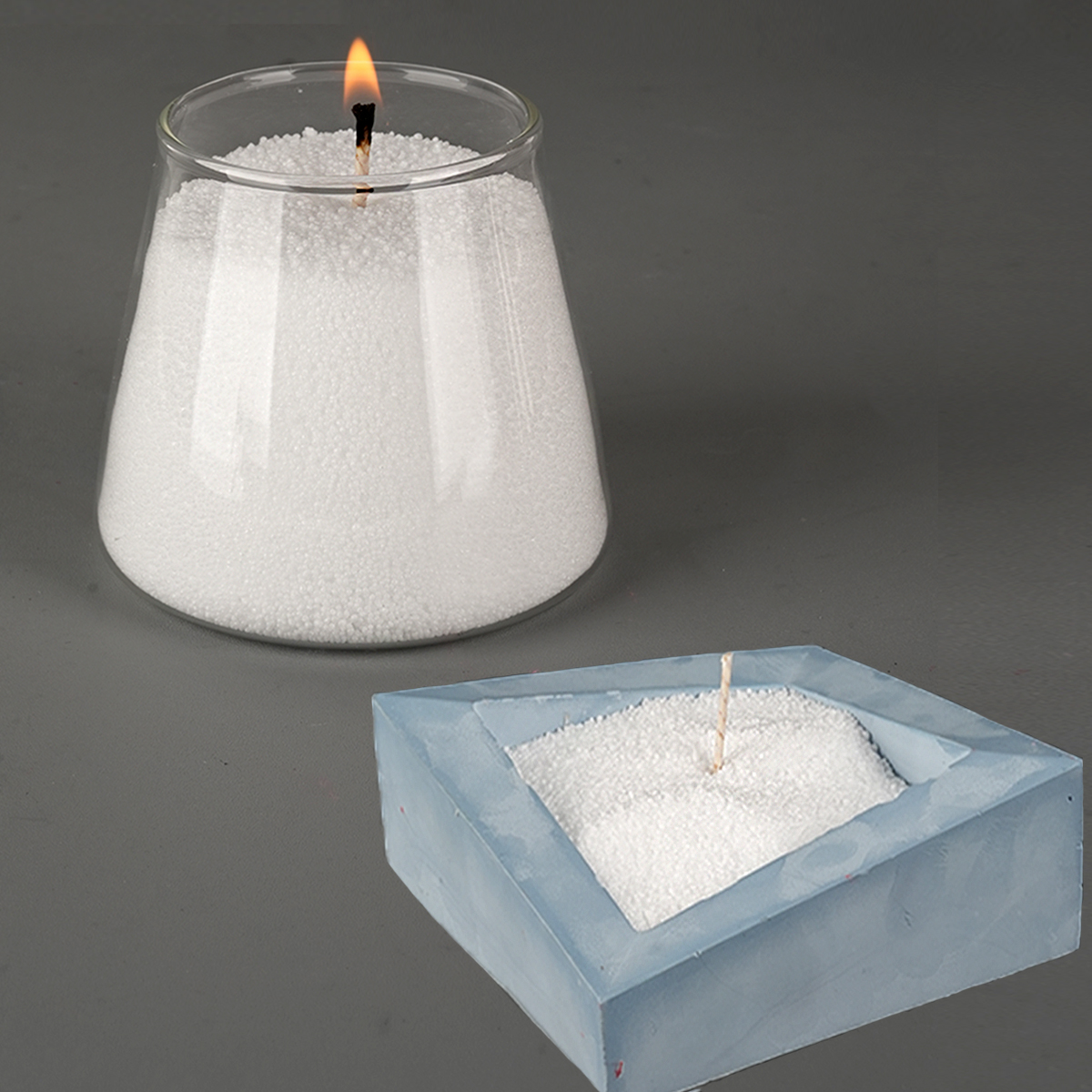 500g/1000g White Sand Wax Ice  - مراجعة Candle Making Supplies Usa وسعره