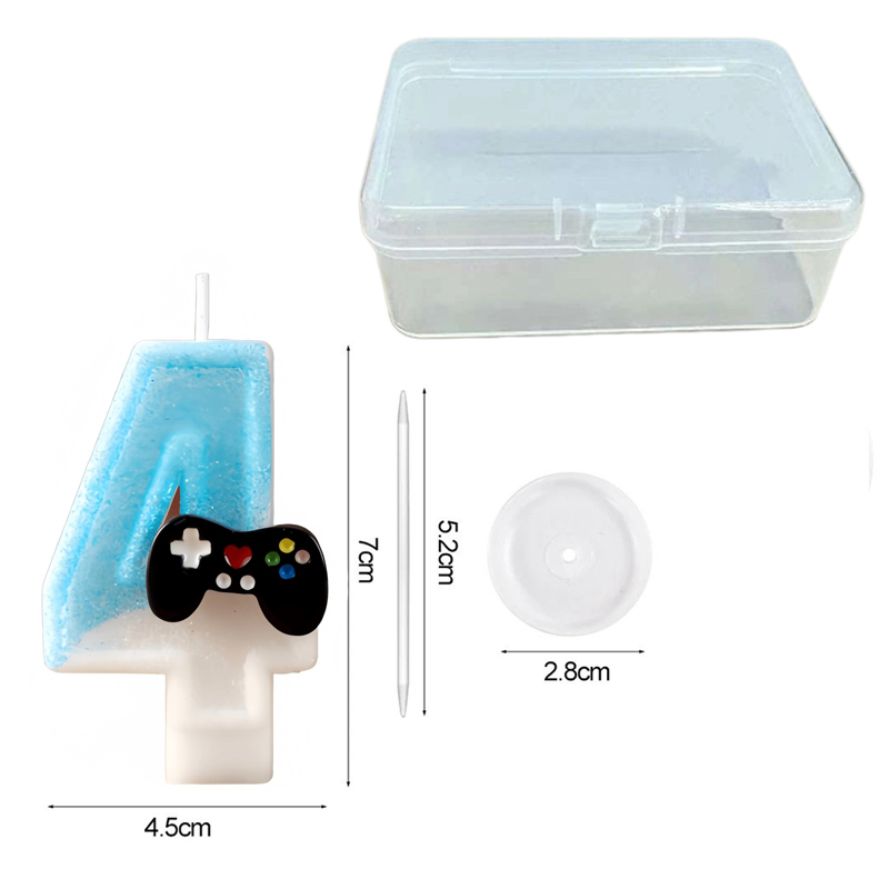 Cute Video Game Number Birthda - مراجعة Candle Supplies Video وسعره
