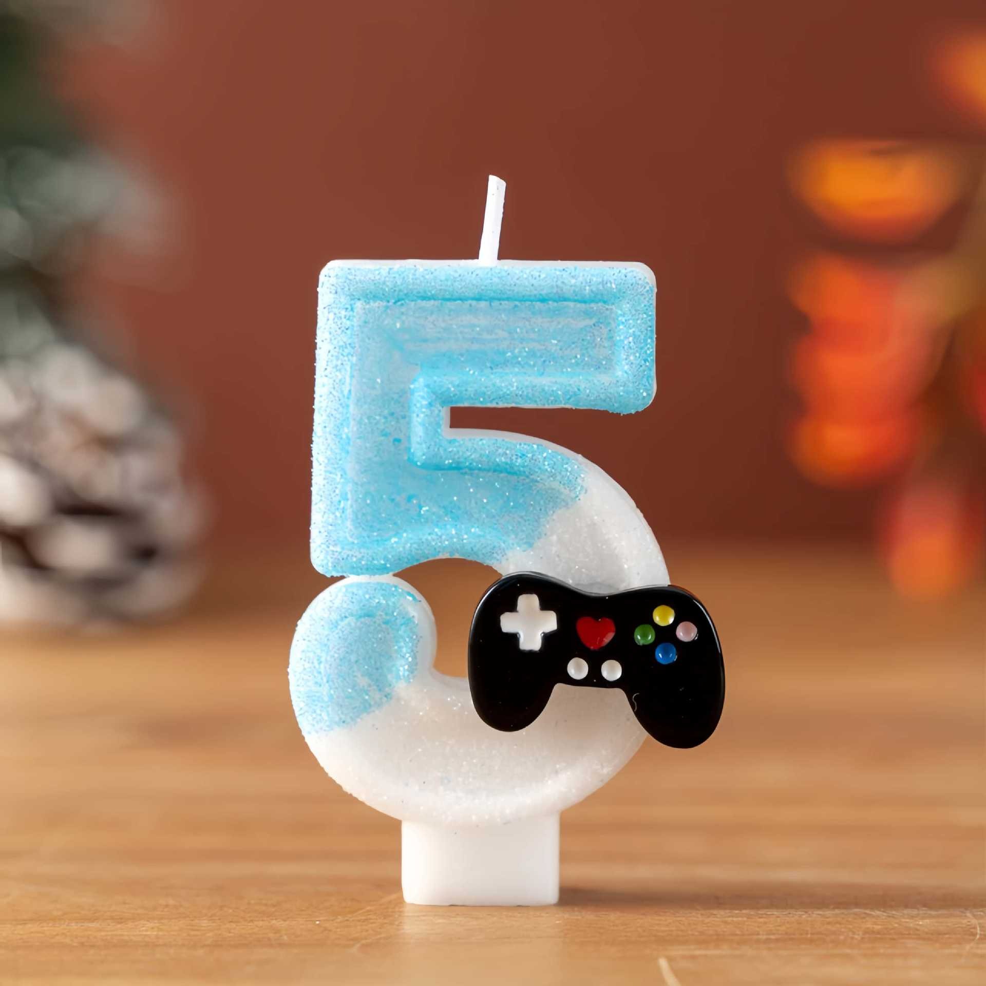 Cute Video Game Number Birthda - مراجعة Candle Supplies Video وسعره