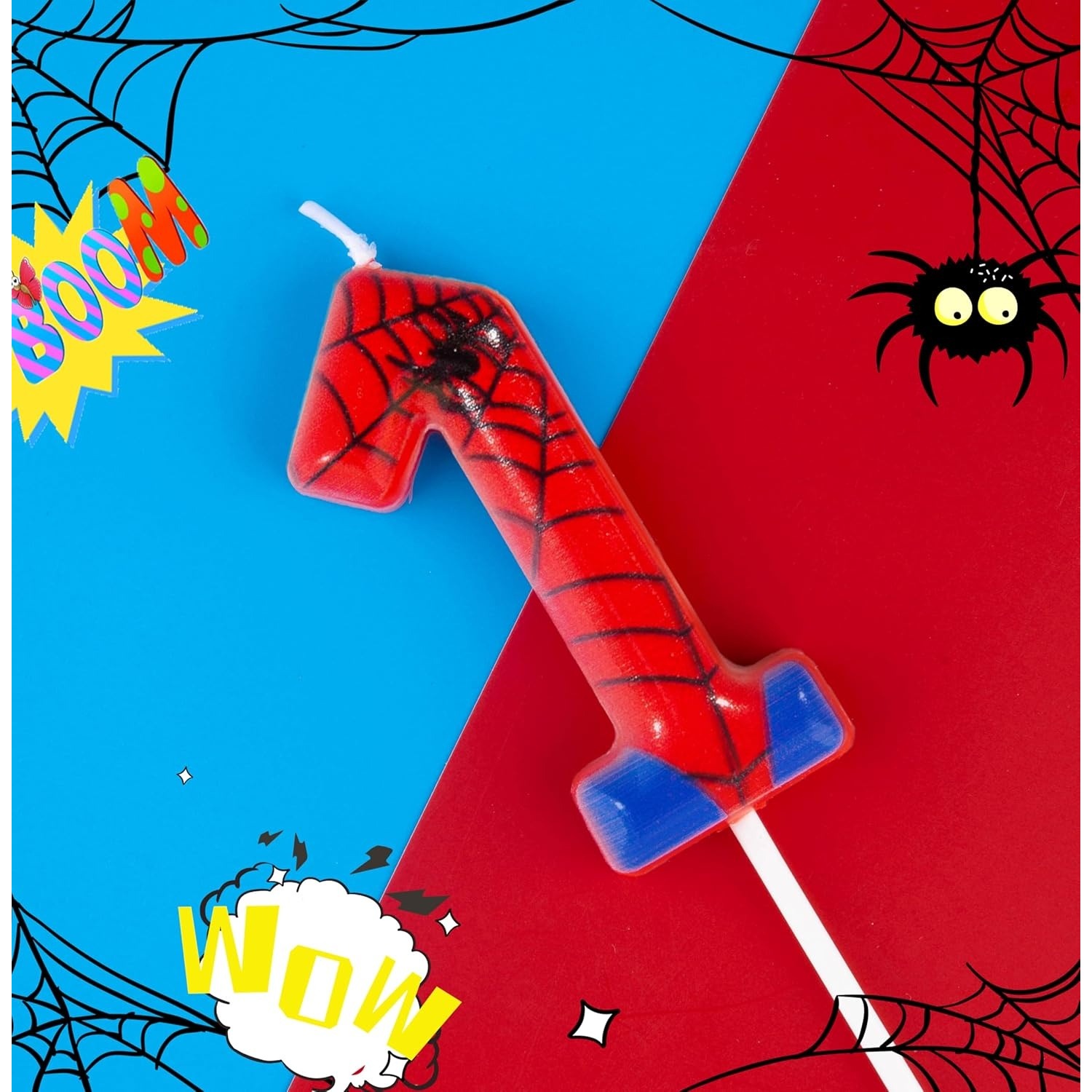 Spider Party 0-9 Birthday Cand - مراجعة Candle Supplies Usa وسعره