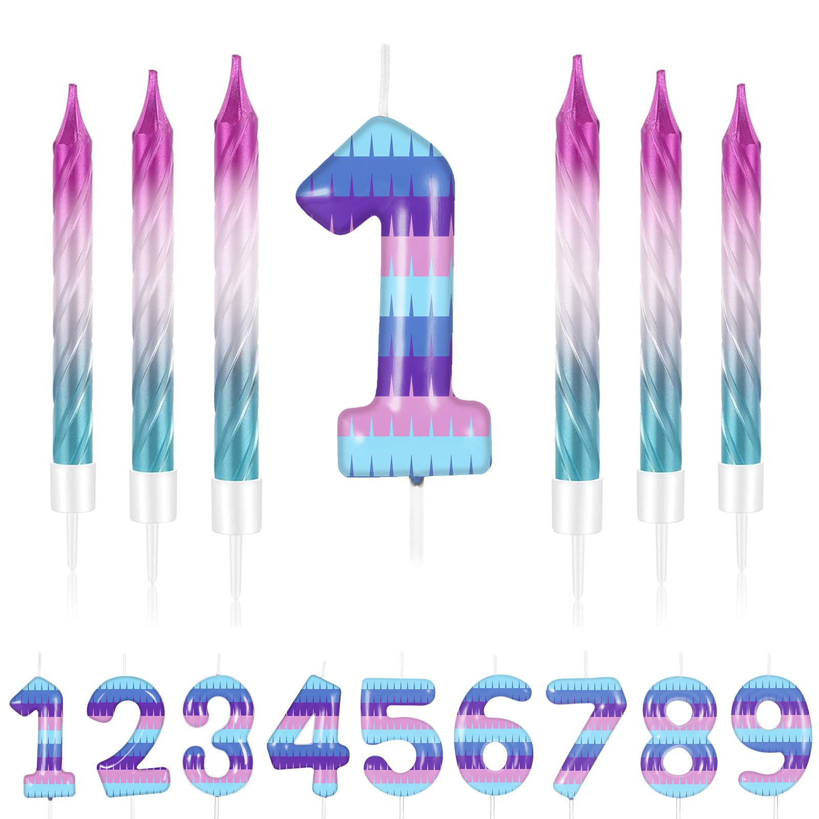 7pcs Video Game Birthday Candl - مراجعة Candle Supplies Video وسعره