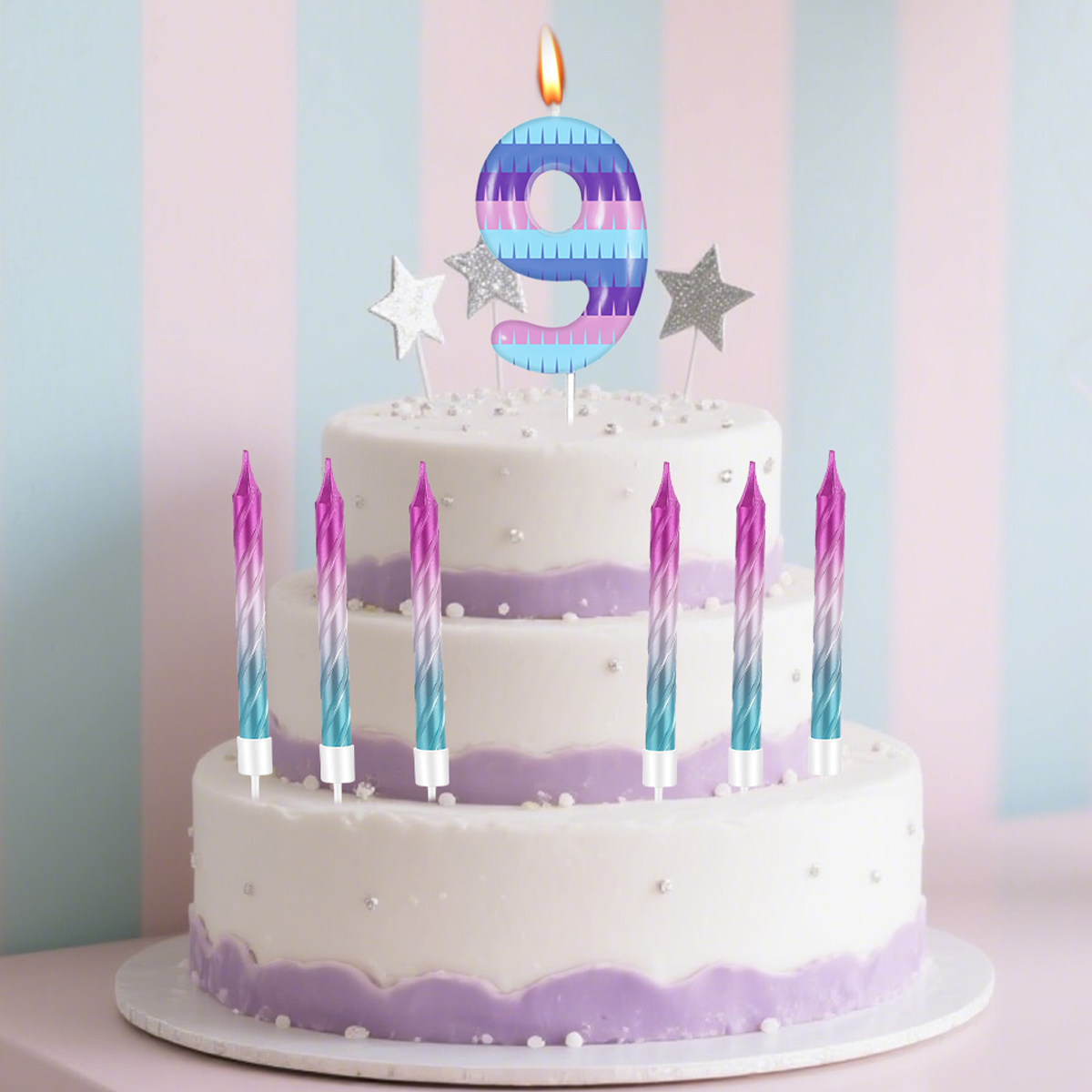 7pcs Video Game Birthday Candl - مراجعة Candle Supplies Video وسعره