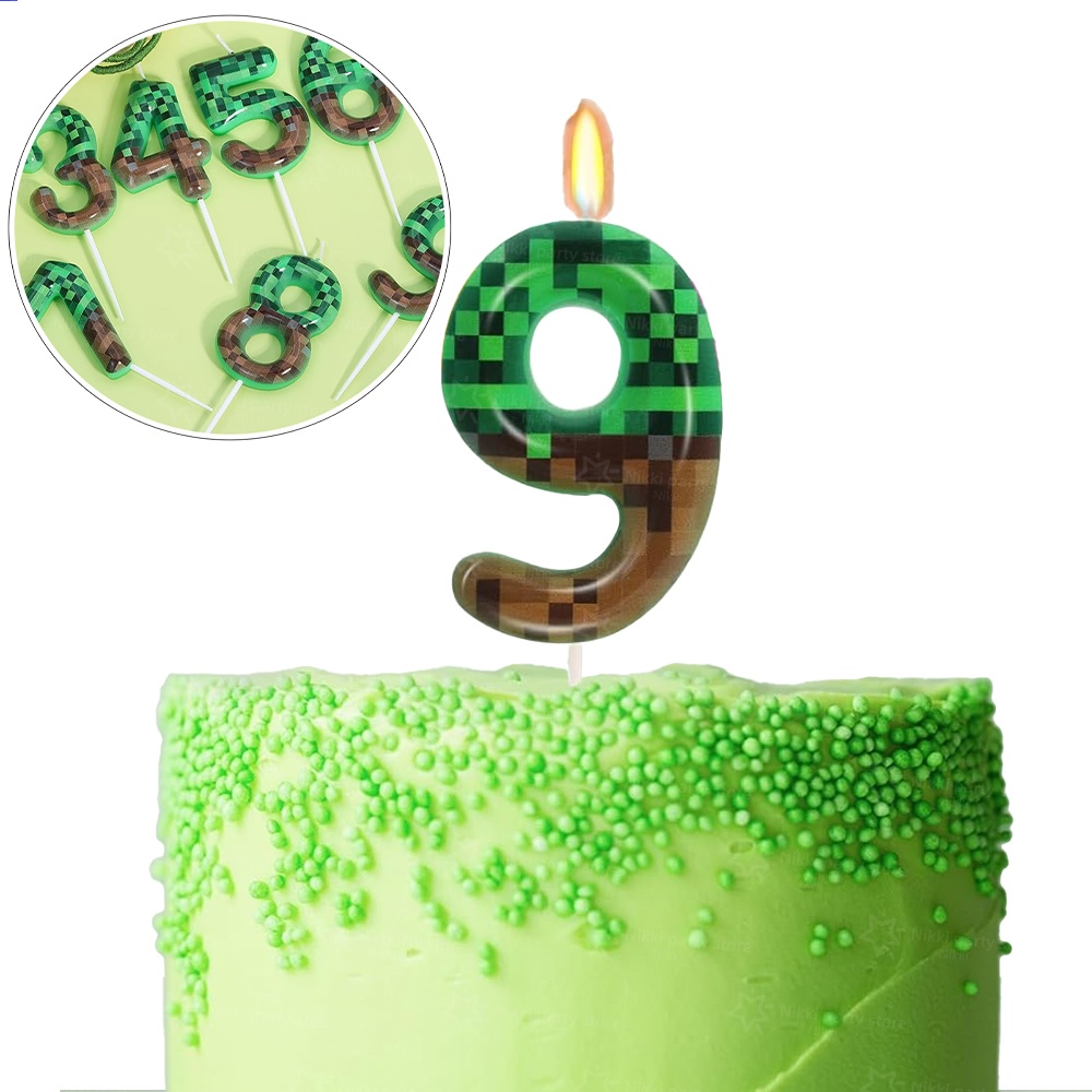 Miner Birthday Candles Birthda - مراجعة Candle Supplies Video وسعره