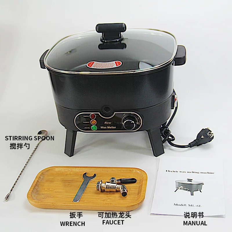 6-Liter Stainless Steel Electr - مراجعة Wax Melting Pot وسعره