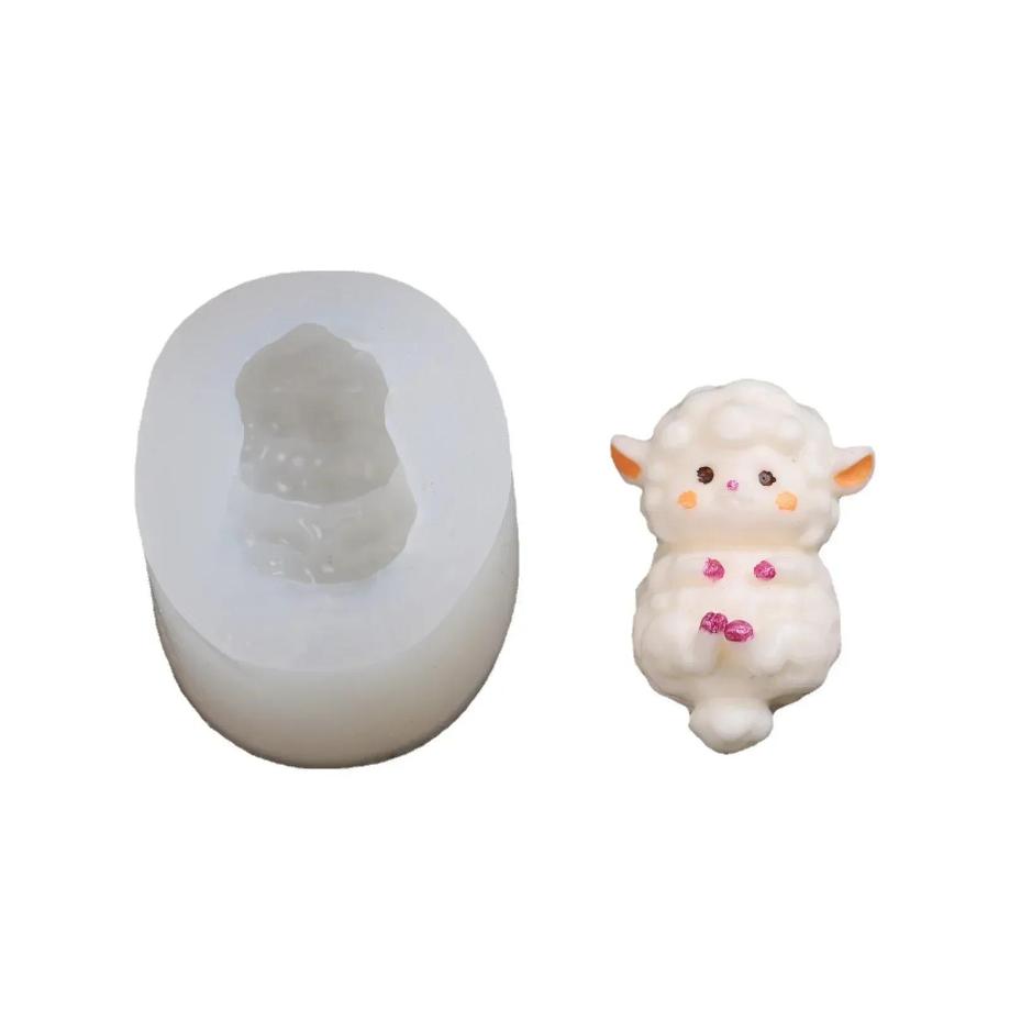 Creative Cartoon Sheep Silicon - مراجعة Candle Supplies Eu وسعره