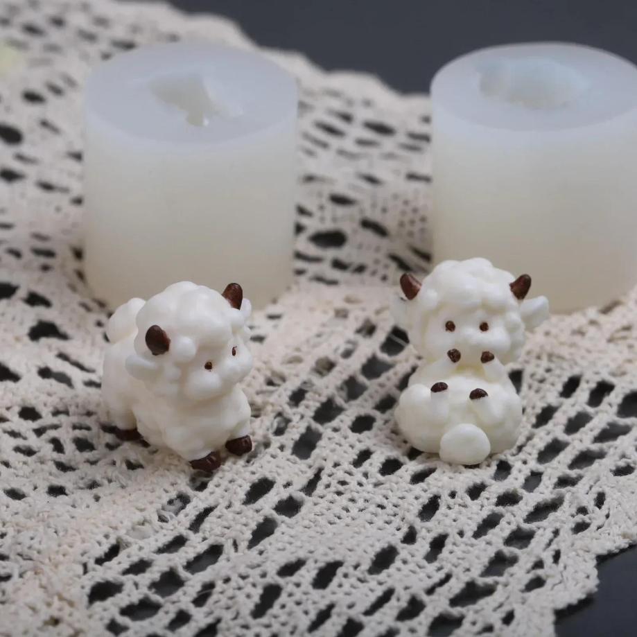 Creative Cartoon Sheep Silicon - مراجعة Candle Supplies Eu وسعره