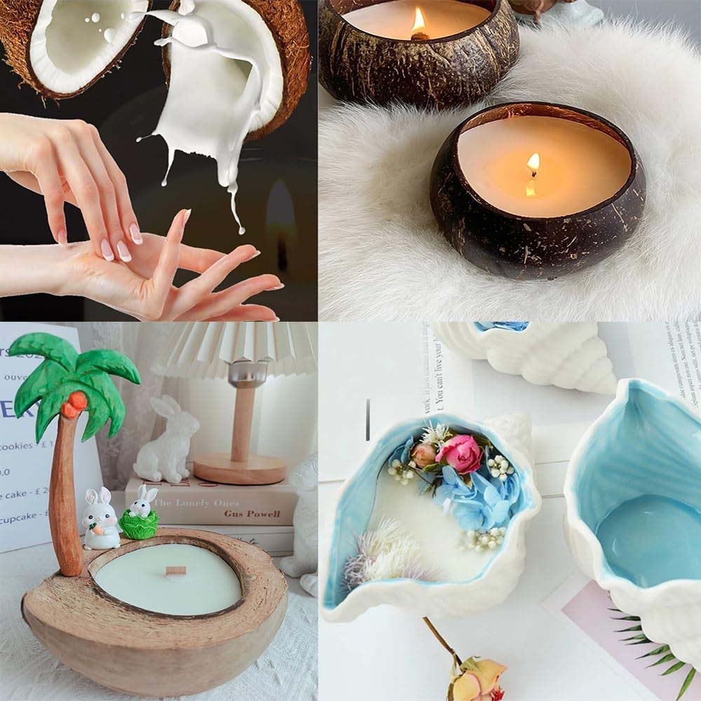 100/200g Natural Coconut Wax D - مراجعة Candle Making Supplies Usa وسعره