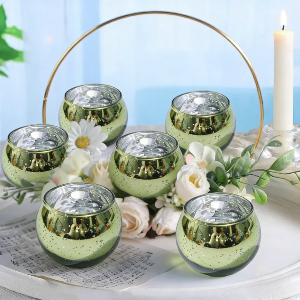6/12Pcs Glass Candle Holders B - مراجعة Candle Glass Supplies وسعره