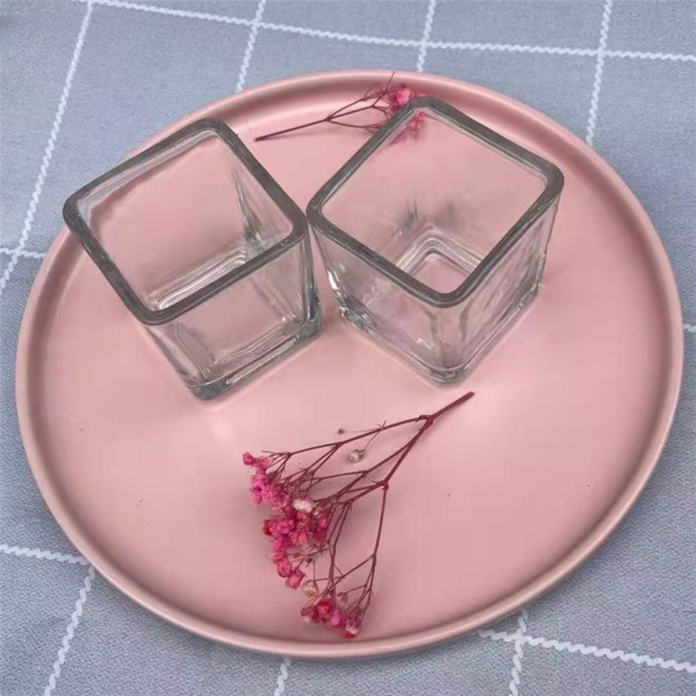 Geometry Square Candlestick In - مراجعة Candle Glass Supplies وسعره